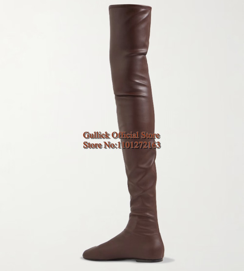 أحذية نسائية عصرية ورفيعة فوق  - مراجعة Knee High Boots Women وسعره