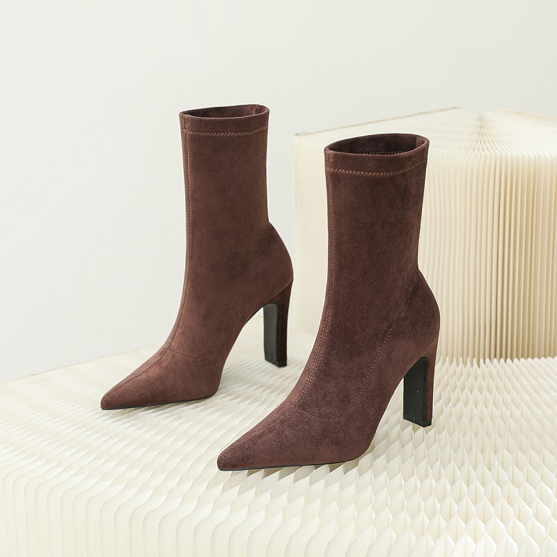Eilyken الشتاء كعب سميك جورب ق - مراجعة Sock Boot Women وسعره