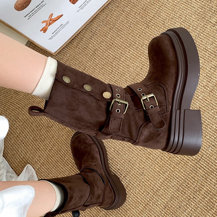 أحذية قصيرة نسائية بنمط بريطان - مراجعة Sock Boot Women وسعره