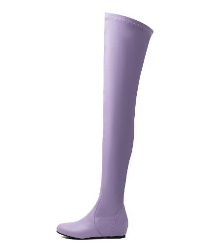 أحذية طويلة فوق الركبة بلون ال - مراجعة Sock Boot Women وسعره