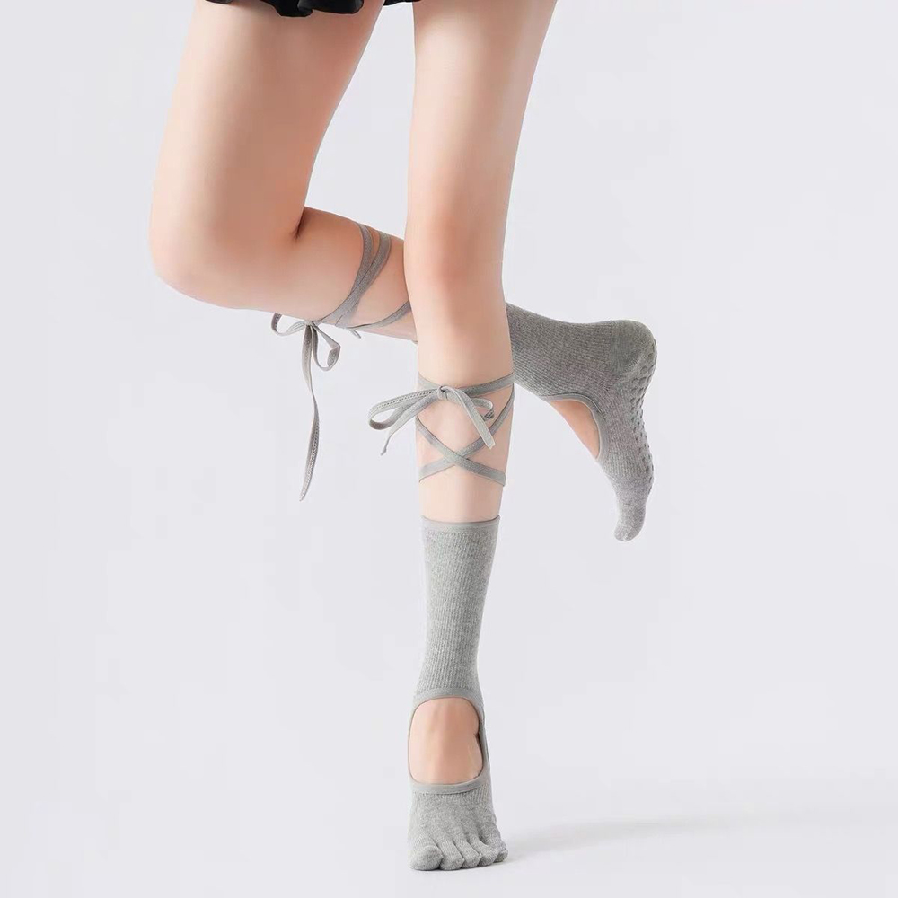جوارب باليه يوغا برباط للنساء، - مراجعة Sock Boot Women وسعره