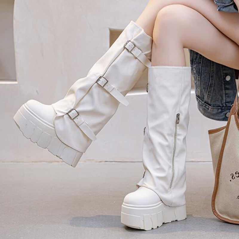 جديد 2026 موضة ماركة الخريف ال - مراجعة Knee High Boots Women وسعره