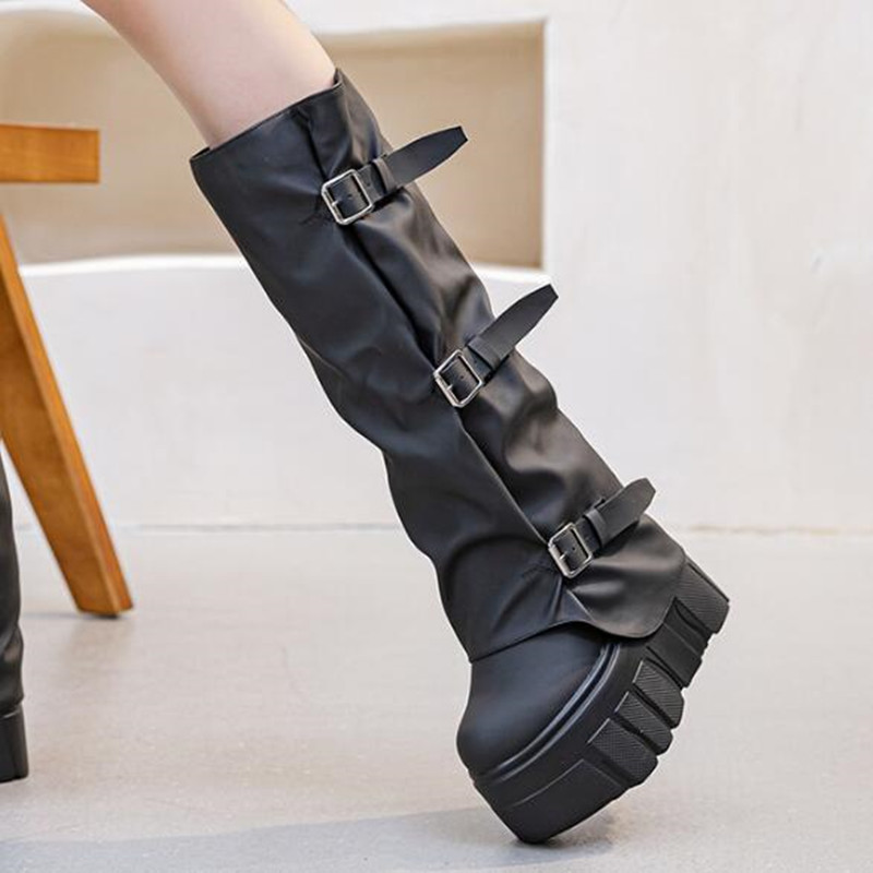 جديد 2026 موضة ماركة الخريف ال - مراجعة Knee High Boots Women وسعره