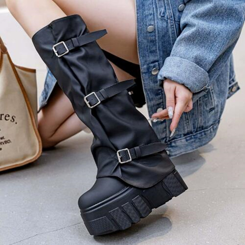 جديد 2026 موضة ماركة الخريف ال - مراجعة Knee High Boots Women وسعره